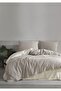 Tezza 100% Cotton Yarn Dyed Washed King Size Duvet Cover Set 240*220 Tzzakt