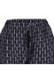 Women's Navy Blue Pocketed Viscose Pajama Bottoms Ze19 - 3