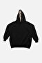 Lacivert Pamuklu Renk Bloklu Geniş Kalıp İçi Polarlı Örme Spor Sweatshirt TWOSS22SW0074 - 6