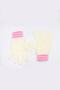 Cream Girl's Gloves Age 3-8 - 2