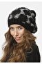 Vanilla Pompom Knitwear Knitted Beanie - Black