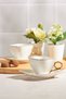 Endless Love Coffee Cup Set for 2 Persons White Gold 100 ml - 2
