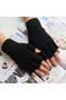Fashion, Short, Half Finger Knitwear Gloves (Unisex) - 4