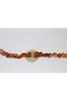 Bracelet Boy Agate Brown Variegated 8-10mm Tımbıl Natural Stones Half String (18cm in Length) - 7