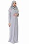 Light Gray Non-Zipper Prayer Dress - 2