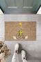 Multi-Purpose Digital Printing Brown Bicycle Giraffe Indoor And Outdoor Doormat