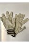 Gray Girl's Gloves Age 3-8 - 2