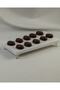 Marble Presentation Holder Silver Set of 3 Cake Presentation, Metal Profile Leg - 5