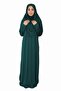 Dark Green Non-Zipper Prayer Dress - 2