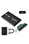 صندوق القرص الصلب 2.5 Sata HDD USB 3.0 - هيكل من الألومنيوم + حافظة