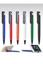 50 Pieces of Phone / Tablet Stand Unbreakable Plastic Ballpoint Pen (Blue Ink) - 2
