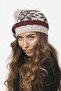 67 Jacquard Pompom Knitwear Knitted Beret - Stone - 3