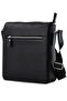 Grande 4251 Genuine Leather Long Strap Crossbody Bag Black