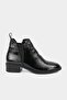 Women's Black Genuine Patent Leather Chelsea Boots
