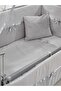 Mondo Gray Cotton Baby Sleeping Set 60X120 cm - 2