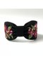 Black Crown with Violet Embroidery Mn01 - 2