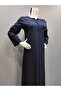 Women's Combed Cotton Seasonal Fabric Front Button Model Simple Mother Dress - 2