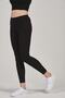 Women's Ankle Length Lycra Black Slim Fit Sports Tights - 2