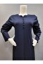 Women's Combed Cotton Seasonal Fabric Front Button Model Simple Mother Dress - 3