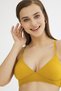 Women's Oil Green Basic Bralette Bikini Top - 4
