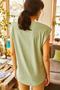 Women's Mint Underarm Piece Bat T-shirt TSH-19000330 - 5