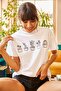 Women's White Cactus Printed T-shirt TSH-19000349 - 3