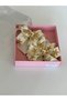 Cream 2-Piece Metal Buttoned Girl's Baby Girl's Collar Buckle - 3