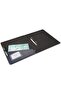A4 Artificial Leather 2 Ring Elite Document Presentation Folder (250 Sheets Capacity) - Navy Blue