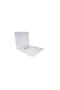 5 cm 2-Ring Firm Presentation and Document Folder with Internal and External Transparent Pockets (350 Sheet Capacity) White