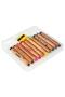 Carioca Baby "3 In 1" Jumbo Wooden Body Crayons Pack of 10 (with Pencil Sharpener Gift)