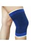Blue Sports Knee Pad Set of 2 Elbow Knee Protector Elastic Band