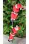 Christmas New Year Special Ladder Climbing Double Santa Claus Pine Tree Ornament
