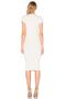 Women's Gathered Silk Jersey Midi Dress - 3