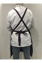 Halter Neck Kitchen Apron Master Chef Barista Apron Cafe Restaurant Chef Waiter Cook (Bordo) - 2