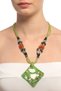 Women's Green Moulin Green Hawaiian Vintage Necklace - 2
