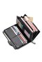 Business Genuine Italian Leather Long Men's Clutch Wallet Card Holder Black - 4