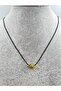 Certified Black Libra Zodiac Peridot Stone Natural Stone Necklace - 4