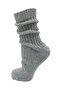 Pack of 2 Wool Thick Winter Women's Socks (Brown-Melange Gray) - 5