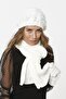 Scarf Beanie Gloves Set - Bone