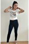 Women's High Waist Elastic Waist Jeans