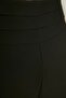 Black High Waist Rib Detailed Trousers TPRSS20PL0105 - 3