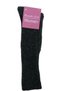 Corded Knee Socks Nope Cotton Thread Khaki Color - 3