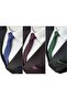 3-Piece Necktie and Handkerchief in Green Plum Aviator Blue Colors