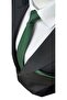 3-Piece Necktie and Handkerchief in Green Plum Aviator Blue Colors - 4