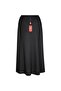 Women's Seher Winter Plus Size Unlined Latex Skirt with Stones - 4