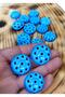 3 Pieces of Nine Eye Syriac Charm Bead Stone