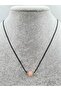 Certified Scorpio Pink Quartz Natural Stone Necklace - 4