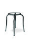 Green Thai Feather Black Profile Stool Metal Stool Kitchen Stool Thick Stool - 3