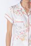 Blossom Short Sleeve Shorts Pajamas Set - 4