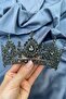 Ahu Drop Crystal Jewelled Bridal Henna Crown - 4